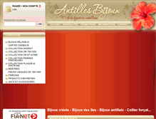 Tablet Screenshot of antillesbijoux.com